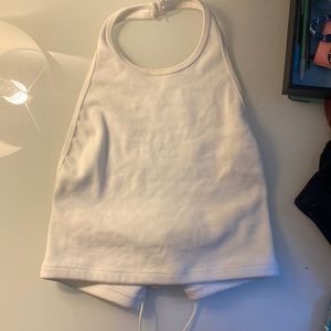 NEW WITH TAGS!! adika backless white top